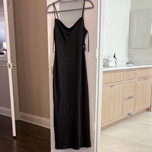 EXPRESS SATIN COWL NECK MAXI SLIP DRESS (new with tags!)